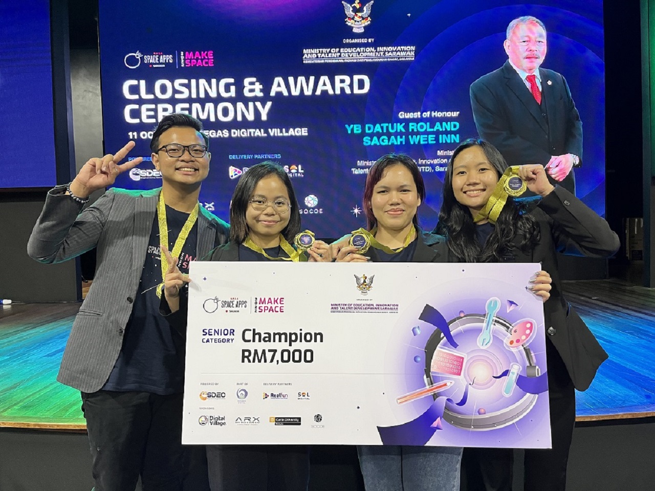 UNIMAS students won NASA Space Apps Sarawak