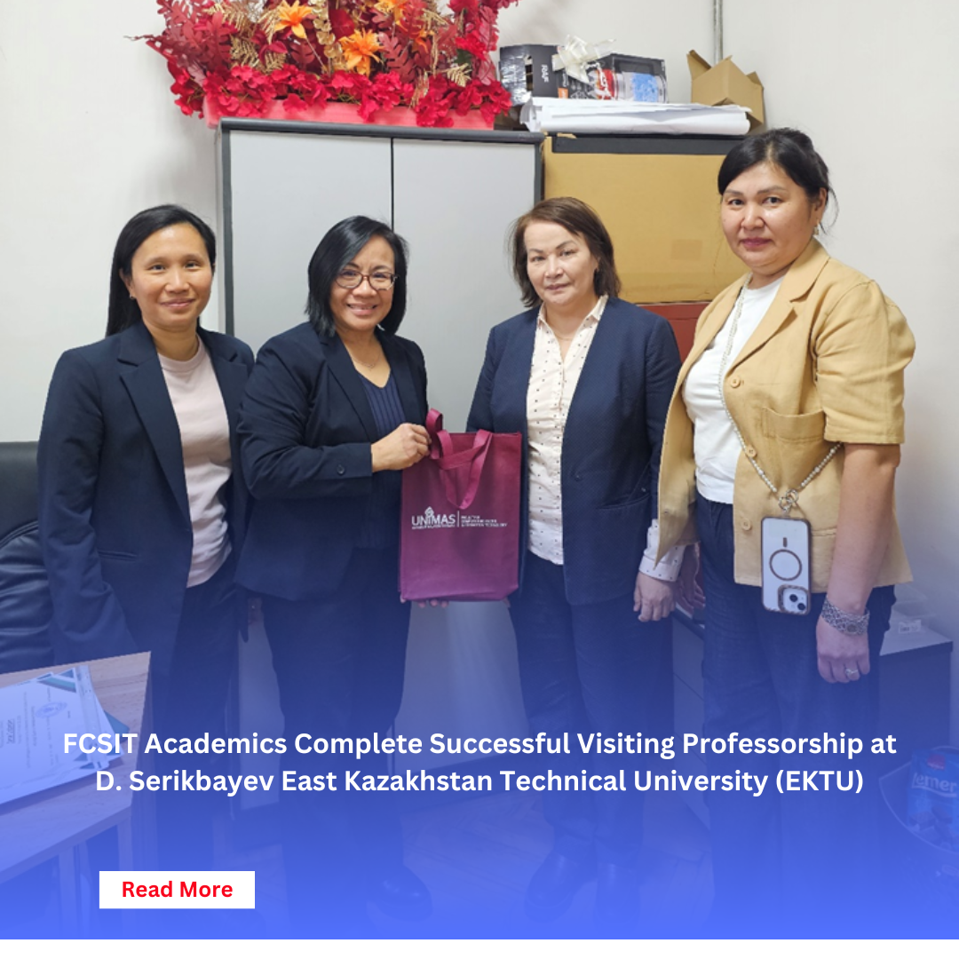 FCSIT Academics Complete Successful Visiting Professorship at D. Serikbayev East Kazakhstan Technical University (EKTU)